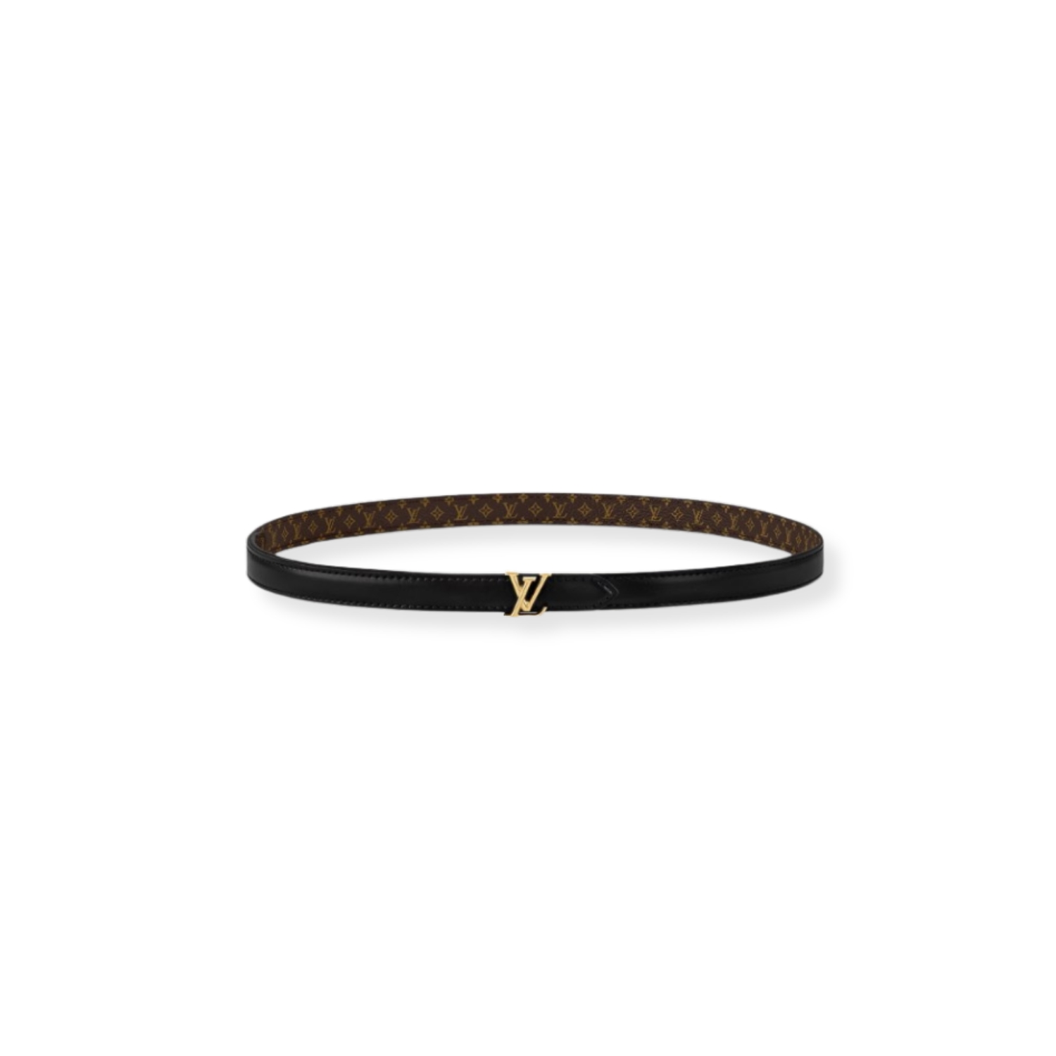 louis vuitton black reversible belt