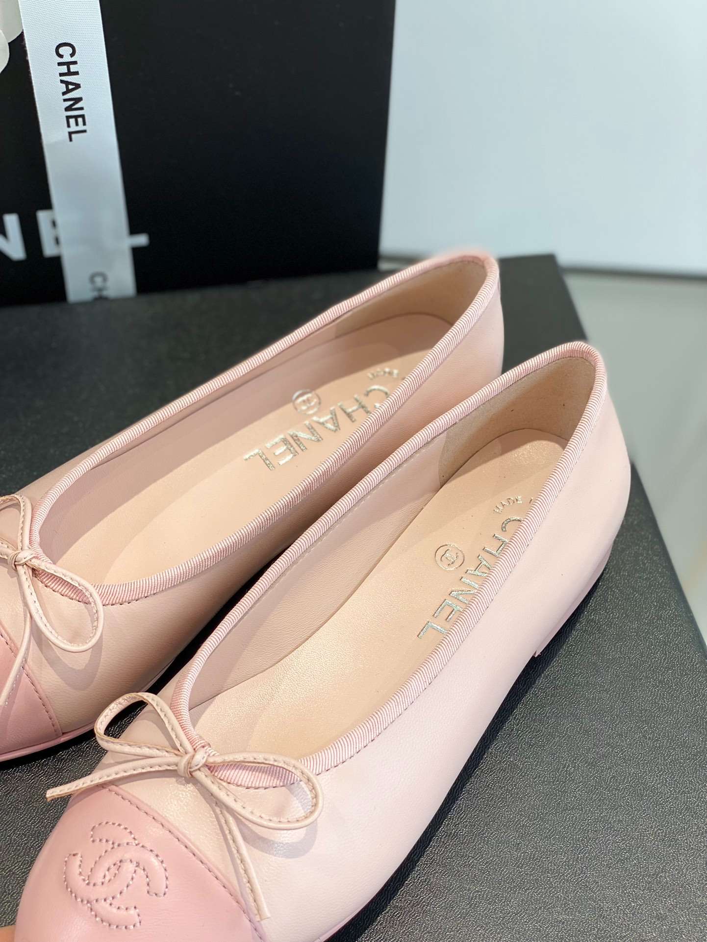 CC Ballet Flat Pink Pastel Suede 238763