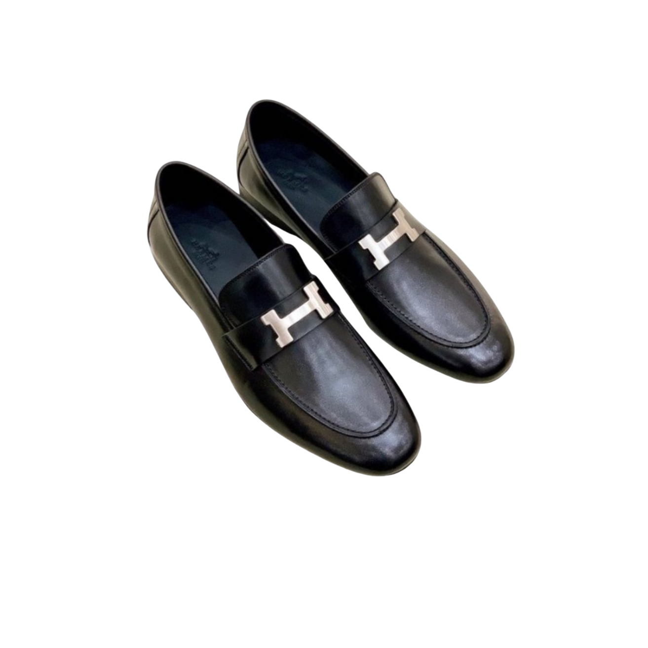 Hermes Paris Loafers Black For Men H212982ZA01400 - TEMAFES